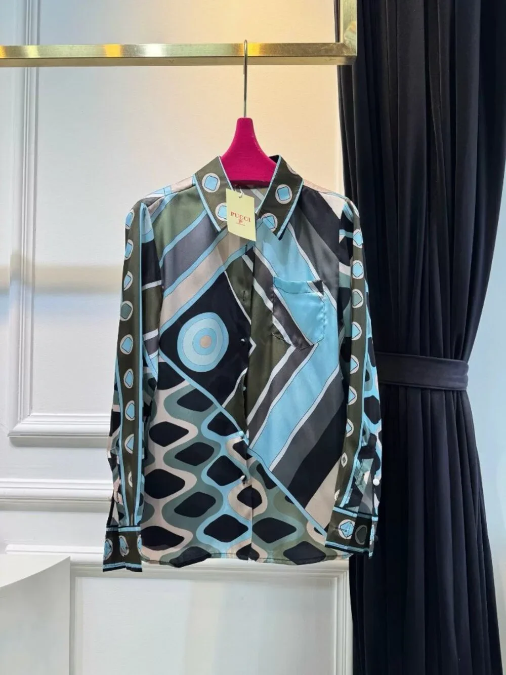 Emilio Pucci tags buttoned